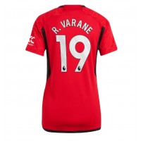 Billiga Manchester United Raphael Varane #19 Hemma fotbollskläder Dam 2023-24 Kortärmad